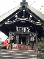 築土神社の本殿