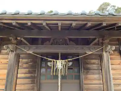 作木神社の本殿・本堂