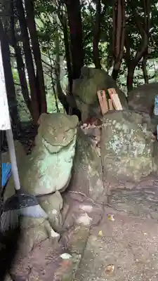 葛木二上神社の狛犬