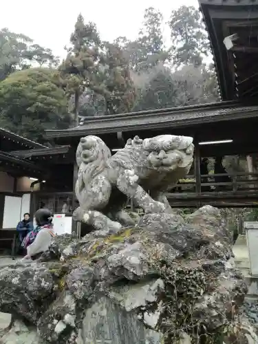 筑波山神社の狛犬