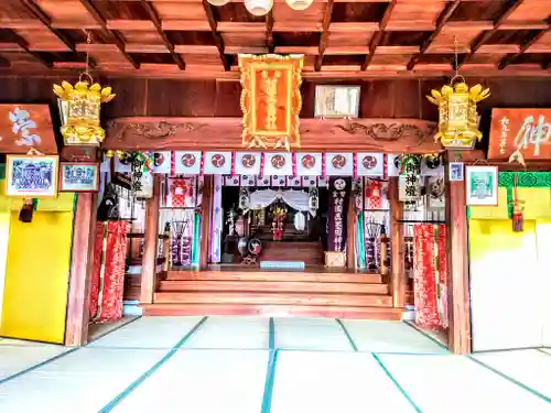 村國真墨田神社の本殿