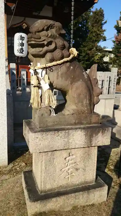 伊居太神社の狛犬