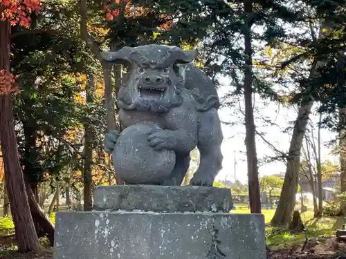 長沼神社の狛犬