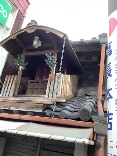 萬長本店の秋葉神社（屋根神）の本殿・本堂