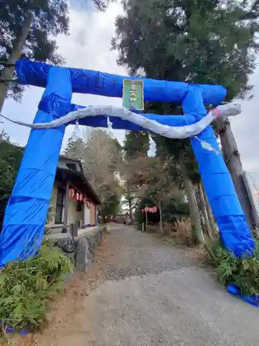 下野 星宮神社の鳥居