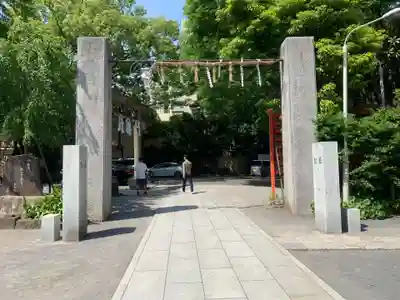 稲毛神社の鳥居