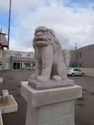 新川皇大神社の狛犬