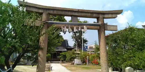 難波熊野神社の鳥居