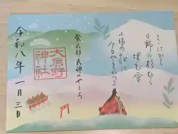 長岡天満宮の御朱印 2026年01月