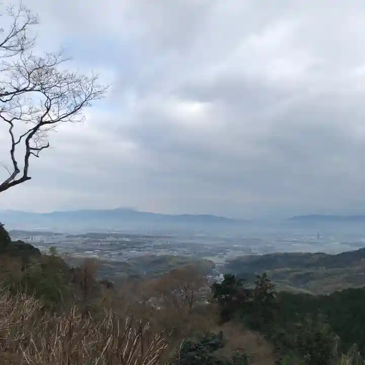 善峯寺の景色