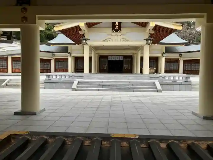愛知縣護國神社の本殿・本堂