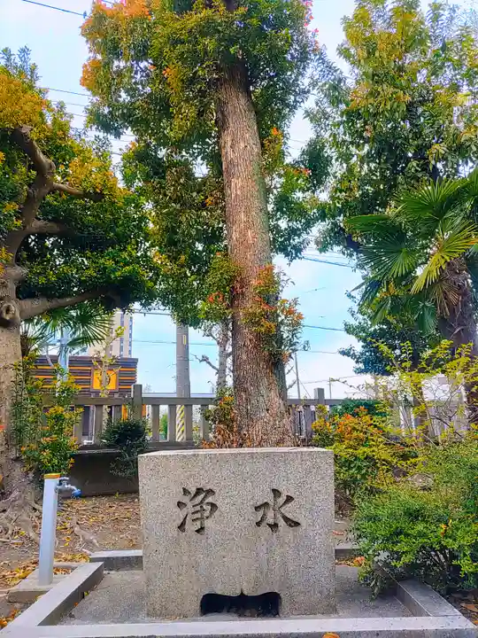 神明社(一宮野口)の手水舎