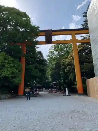 川越氷川神社の鳥居