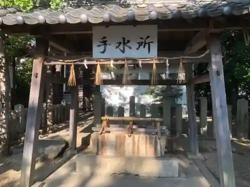 陶荒田神社の手水