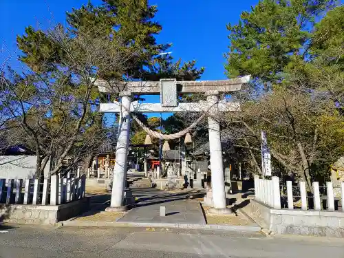 根崎八幡神社の鳥居