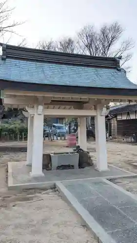 津島社（大草津島神社）の手水舎