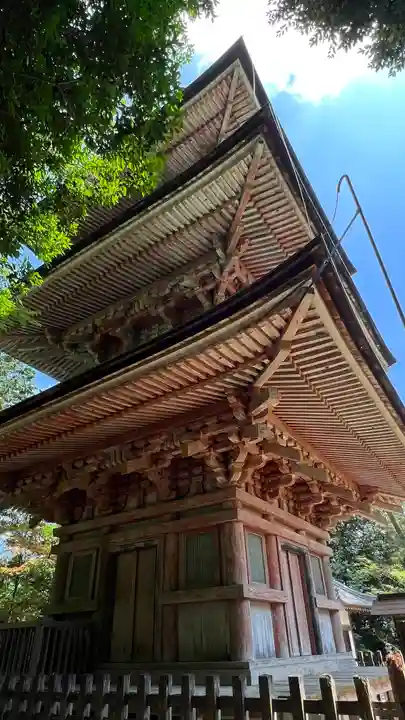 岩殿山安楽寺(吉見観音)の塔