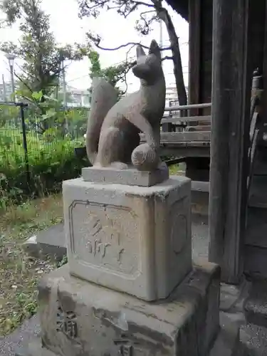 花之木稲荷神社の狛犬