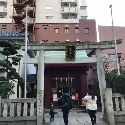 笠間稲荷神社 東京別社の鳥居