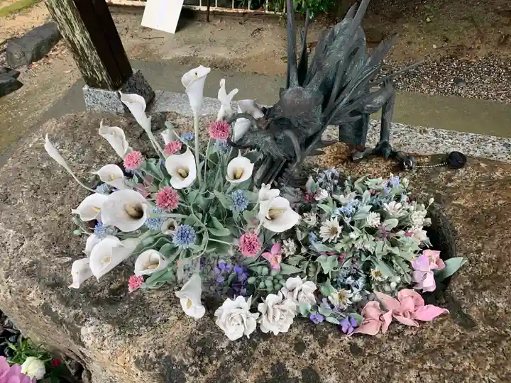 彌都加伎神社の手水舎