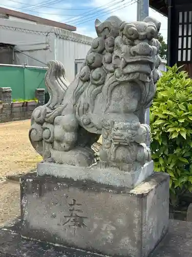 上彦名香取神社の狛犬