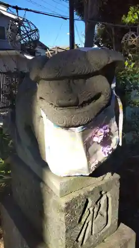 菊田神社の狛犬