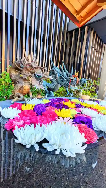 駒込妙義神社の手水舎