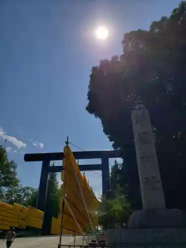 靖國神社の鳥居