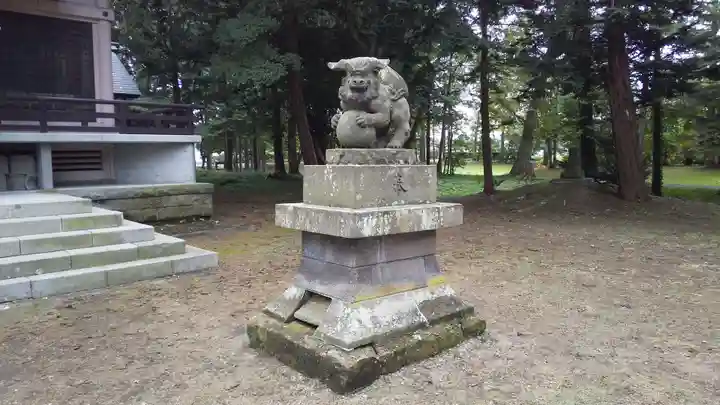 長沼神社の狛犬