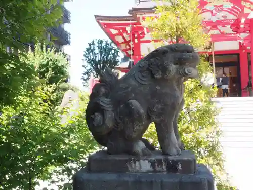 成子天神社の狛犬