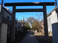 池袋氷川神社の鳥居