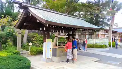 松陰神社の手水舎