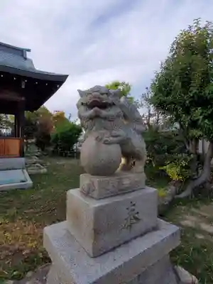 池田祇園神社の狛犬