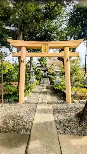 菊田神社の鳥居