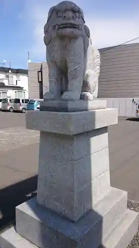 新川皇大神社の狛犬