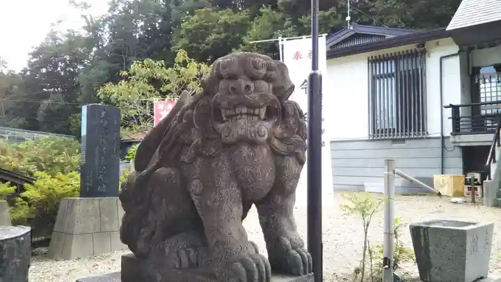 久慈大神宮の狛犬