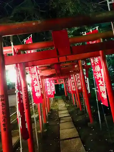 鬼子母神堂　(法明寺）の鳥居