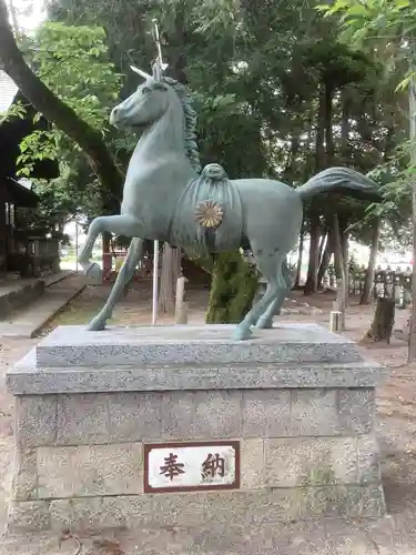 物見神社の像