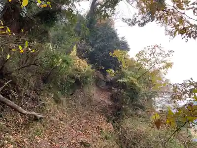 神社（名称不明）の周辺
