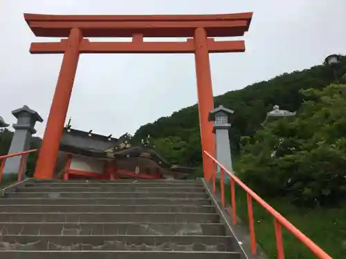 羅臼神社の鳥居