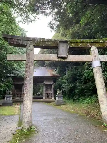 倭文神社の鳥居