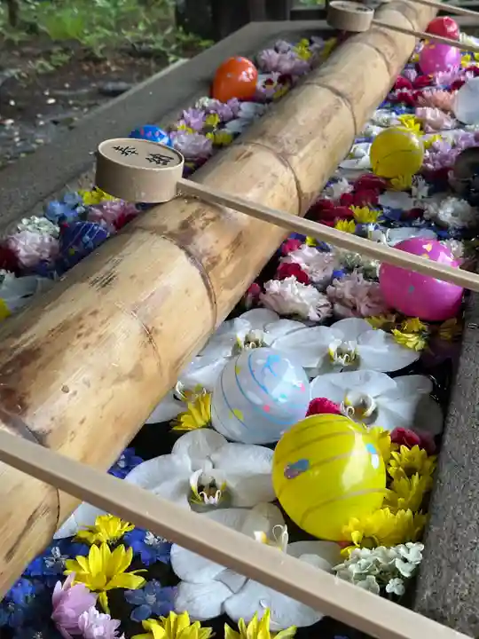 群馬県護国神社の手水舎