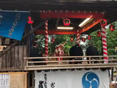 山名神社の神楽