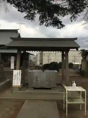 (下館)羽黒神社の手水舎