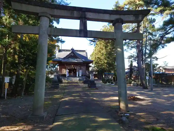 水原八幡宮の鳥居