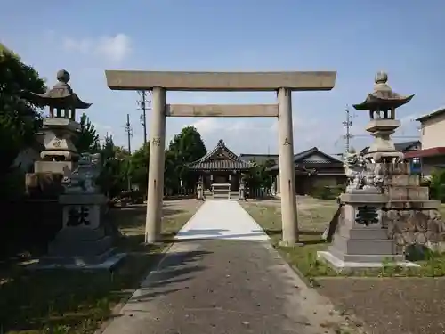 神明社（善進町）の鳥居