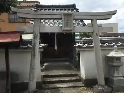 松本神社の鳥居