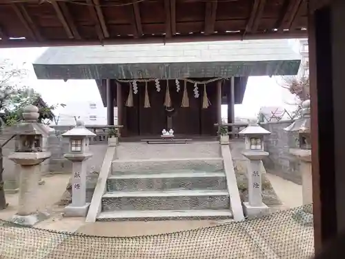 弓削神社の本殿