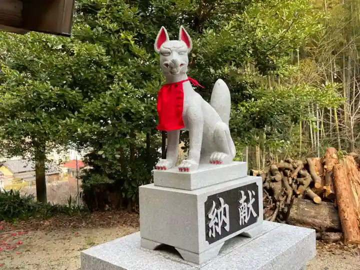 能原神社の狛犬