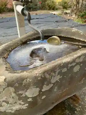 四度瀧不動明王の手水舎
